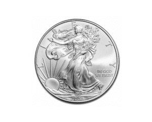 2008 – American Eagle (BU) 1 oz Silver Coin