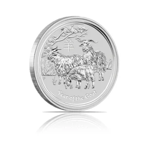2015 - Australia Perth Lunar Series 2 Year of the Goat 2 oz Silver