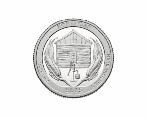 2015 S – America the Beautiful Quarter Silver Proof Coin – Homestead