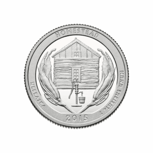 2015 S – America the Beautiful Quarter Silver Proof Coin – Homestead