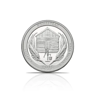 2015 S – America the Beautiful Quarter Silver Proof Coin – Homestead
