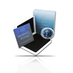 2018 - Colored Fiji Mermaid Rising 1 oz Silver Proof Coin