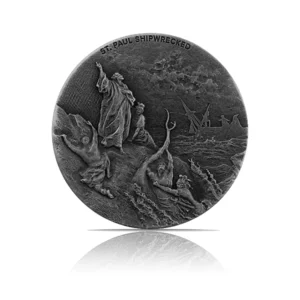 2021 - Scottsdale Biblical Series - Paul Shipwrecked 2 oz Silver Round
