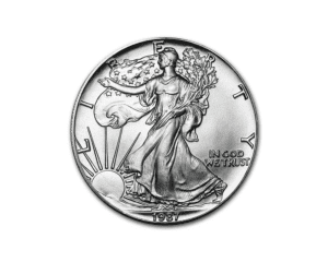 1987 – American Eagle (BU) 1 oz Silver Coin