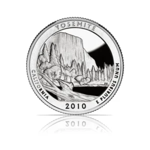 2010 – S – America the Beautiful Quarter Proof – Yosemite Silver Coin