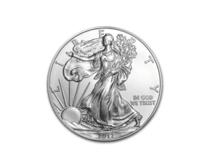 2012 – American Eagle (BU) 1 oz Silver Coin