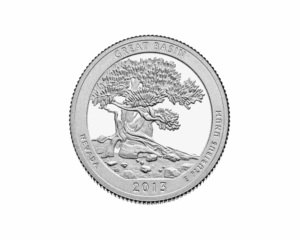 2013 S – America the Beautiful Quarter Silver Proof Coin – Great Basin