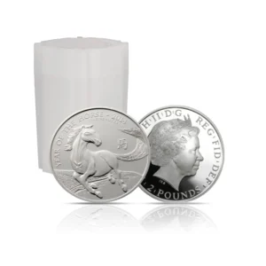 2014 - Great Britain Lunar Year of the Horse (BU) 1 oz Silver Coins (Tube of 20)