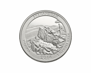 2014 S – America the Beautiful Quarters Silver Proof Coin – Shenandoah