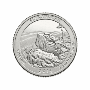 2014 S – America the Beautiful Quarters Silver Proof Coin – Shenandoah