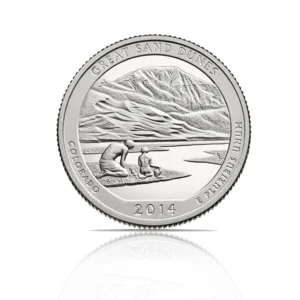 2014 – S – America the Beautiful Quarter Proof – Great Sand Dunes Silver Coin