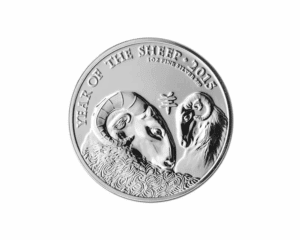 2015 – Great Britain Lunar Year of the Sheep 1 oz Silver Coin