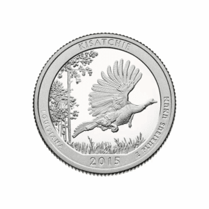 2015 S – America the Beautiful Quarter Silver Proof Coin – Kisatchie