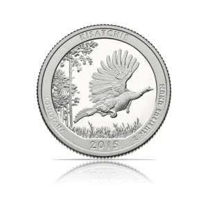 2015 - S - America the Beautiful Quarter Proof - Kisatchie Silver Coin