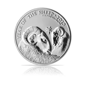 2015 – Great Britain Lunar Year of the Sheep 1 oz Silver Coin