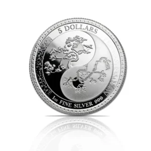 2018 - Tokelau Equilibrium: Harmony 1 oz Silver Prooflike Coin