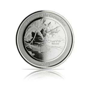 2019 - St. Vincent & The Grenadines Seaplane (BU) 1 oz Silver Coin