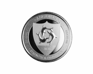 2020 – EC8 Anguilla Coat of Arms (BU) 1 oz Silver Coin