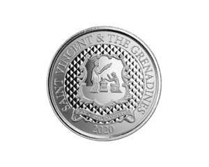 2020 – EC8 St Vincent Grenadines Coat of Arms (BU) 1 oz Silver Coin