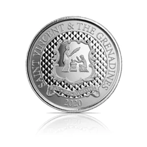 2020 – EC8 St Vincent Grenadines Coat of Arms (BU) 1 oz Silver Coin