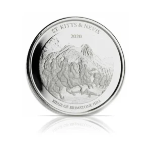 2020 – EC8 St Kitts & Nevis Brimstone Hill (BU) 1 oz Silver Coin