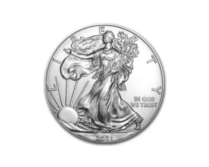 2021 – American Eagle (BU) 1 oz Silver Coin (Type 1)