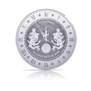 2021 - Tokelau Chronos (BU) 1 oz Silver Coin
