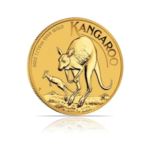 2022 - Australian Perth Kangaroo (BU) 1/10 oz Gold Coin