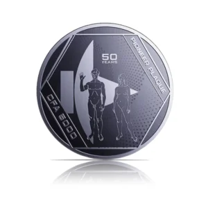 2022 - Chad Pioneer Plaque (BU) 1 oz Silver Coin