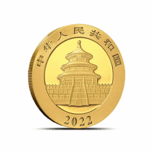 2022 – China Panda (BU) 15 Gram Gold Coin