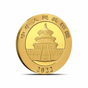 2022 – China Panda (BU) 8 Gram Gold Coin