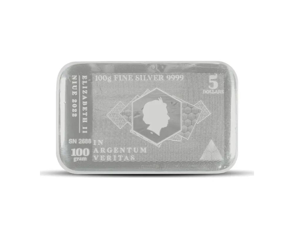 2022 – Pressburg SilverNote 100 Gram Silver Bar