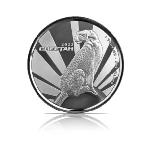 2022 - Cameroon Cheetah (BU) 1 oz Silver Coin