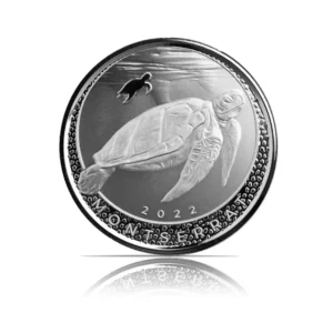 2022 - Montserrat: Sea Turtle (BU) 1 oz Silver Coin