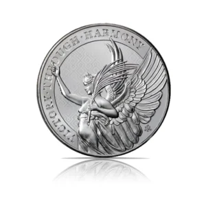 2022 - St Helena Queen's Virtues: Victory (BU) 5 oz Silver Coin