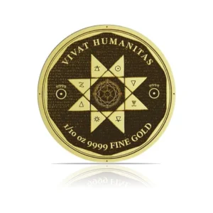 2022 - Tokelau Vivat Humanitas 1/10 oz Gold Prooflike Coin
