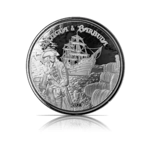 2023 - Antigua & Barbuda Rumrunner Pirate (BU) 1 oz Silver Coin