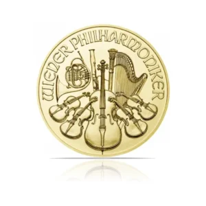 2023 - Austrian Philharmonic (BU) 1/25 oz Gold Coin