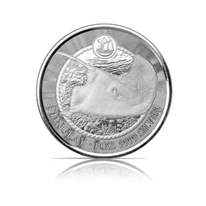 2023 - Cayman Islands Stingray 1 oz Silver Coin