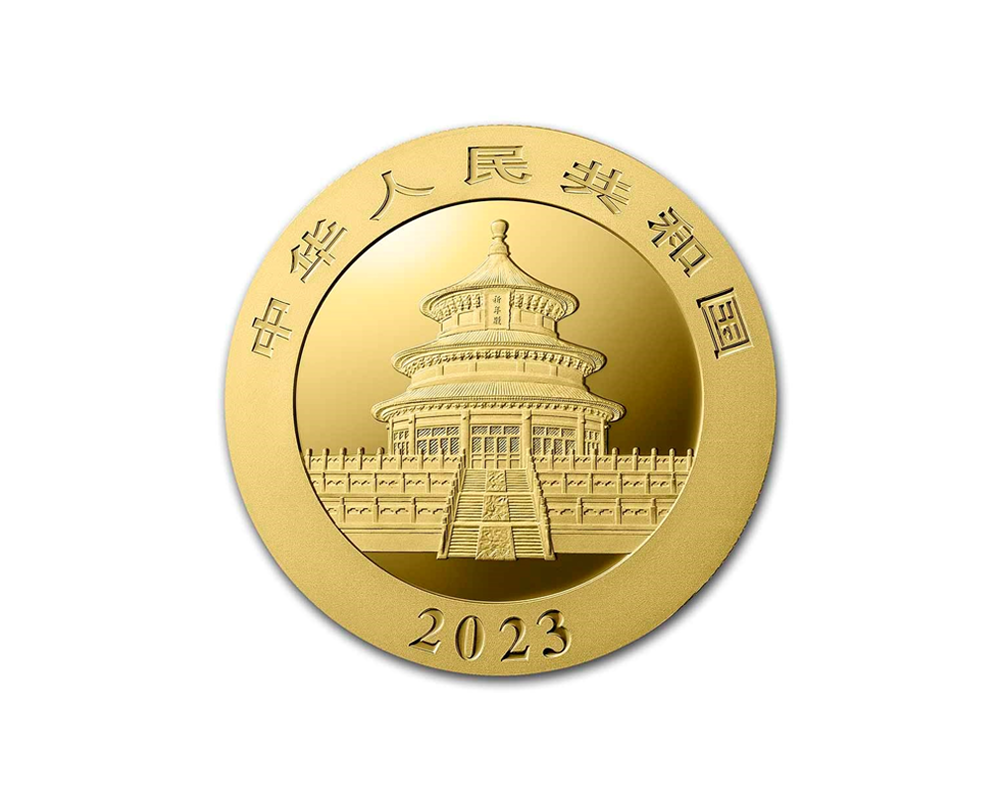 2023 – China Panda (BU) 30 Gram Gold Coin