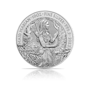2023 – Great Britain Myths & Legends Maid Marian (BU) 10 oz Silver Coin