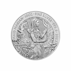 2023 – Great Britain Myths & Legends Maid Marian (BU) 10 oz Silver Coin
