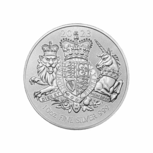 2023 – Great Britain Royal Arms (BU) 10 oz Silver Coin