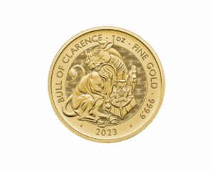 2023 – Great Britain Tudor Beasts: Bull of Clarence (BU) 1 oz Gold Coin