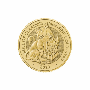 2023 – Great Britain Tudor Beasts: Bull of Clarence (BU) 1/4 oz Gold Coin