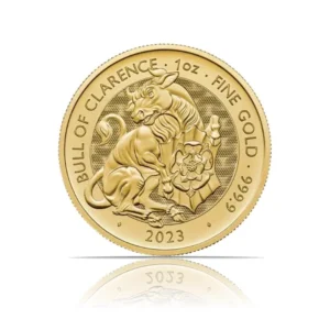 2023 - Great Britain Tudor Beasts: Bull of Clarence (BU) 1 oz Gold Coin