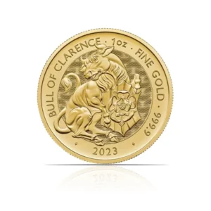 2023 – Great Britain Tudor Beasts: Bull of Clarence (BU) 1 oz Gold Coin