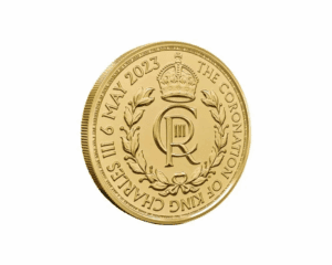 2023 – Royal Mint King Coronation Crown (BU) 1/4 oz Gold Coin