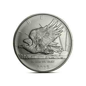 2023 – Samoa John Mercanti Eagle (BU) 1 oz Silver Coin
