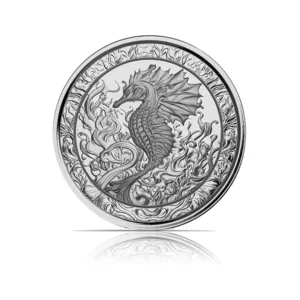2023 - Samoa Seahorse (BU) 1 oz Silver Coin